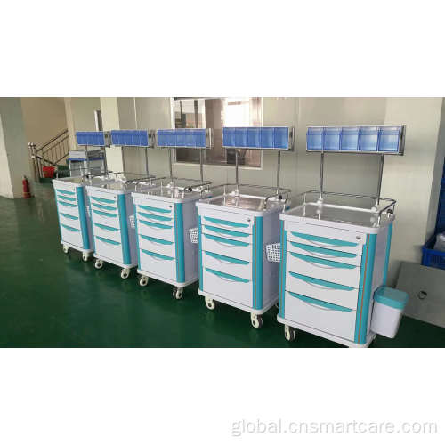 Hospital Trolley For Sale hospital abs trolley medical emergency trolley with drawers Factory